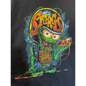 Rat Fink Style Sleeveless T Shirt Sturgis Bike Week 2014 South Dakota Rally L